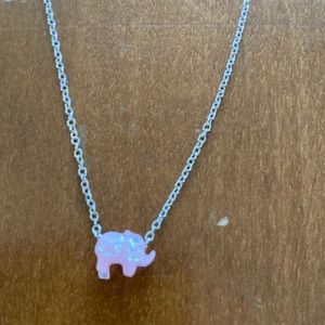 elephant opal necklace